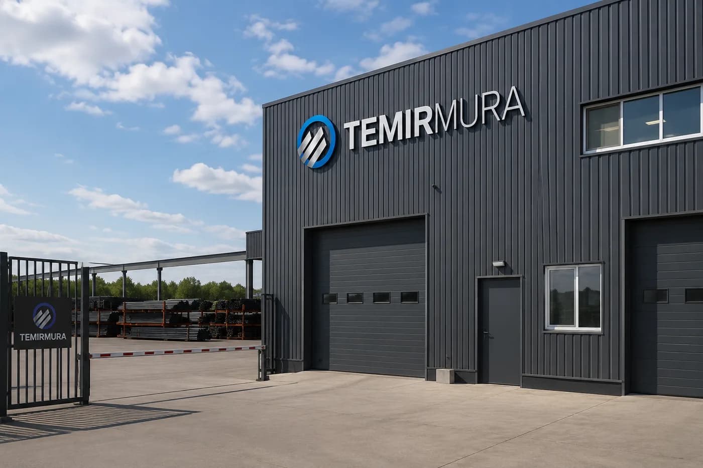 Въезд на базу TEMIR MURA